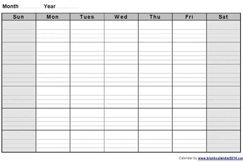 Free Printable And Editable Monthly Calendar Templates Free Calendar
