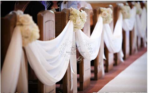 Shop.alwaysreview.com has been visited by 1m+ users in the past month White carpet runner and white fabric aisle sashes | Church ...