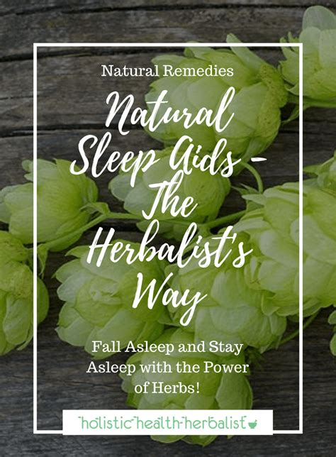 Natural Sleep Aids The Herbalists Way Holistic Health Herbalist