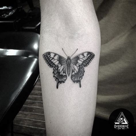 28 Beautiful Black And Grey Butterfly Tattoos Tattooblend