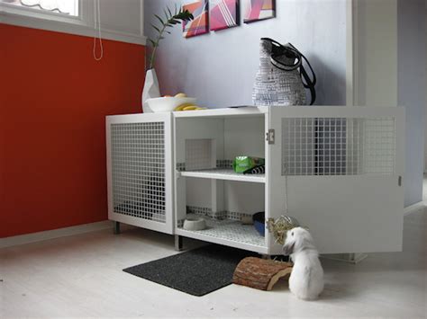 Convert Cupboard Into Indoor Rabbit Hutch