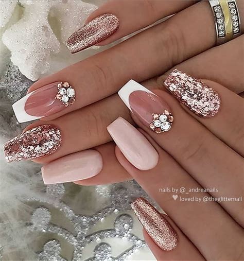 50 Pretty French Pink Ombre And Glitter On Long Acrylic ... #naildesignsjournal #nails #nailart #naildesigns #nailshapes #coffins #coffinnails #coffinnailshapes.