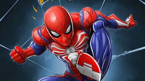 X Spider Man Ps Artwork K HD K Wallpapers Images