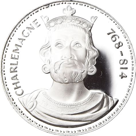 France Medal Les Rois De France Charlemagne History Silver