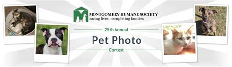 25th Annual Pet Photo Contest Montgomery Humane Society
