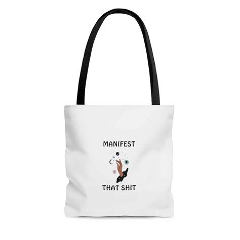 Manifest That Shit Tote Bag Techneart
