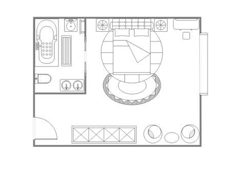Making a simple floor plan quickly and effectively. Master Bedroom Plan | Free Master Bedroom Plan Templates