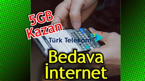 Türk Telekom 5 GB Hediye İnternet 5 GB Faturasız Türk Telekom