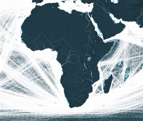 This Map Shows All The Shipping Routes Of The World Tony Mapped It