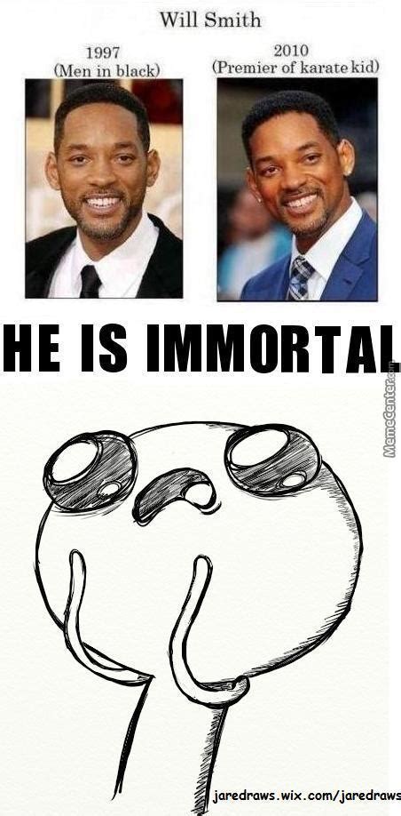 Meme generator, instant notifications, image/video download. Will Smith Is Immortal by jaredraws - Meme Center