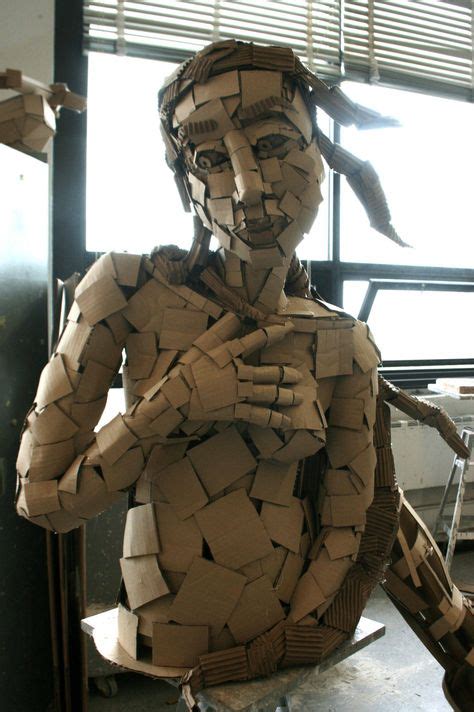 24 3d Cardboard Human Form Ideas Cardboard Sculpture Cardboard Art