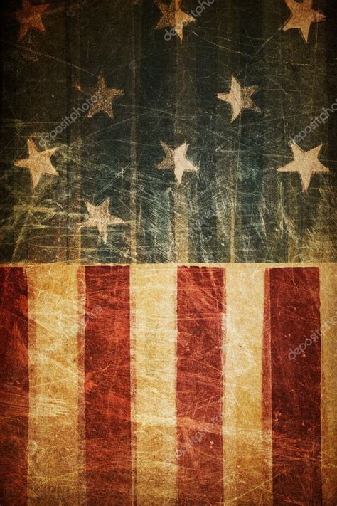 Abstract American Patriotic Background Based On Flag Theme Stock