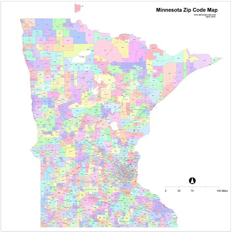 Minnesota Zip Code Map Map Coding