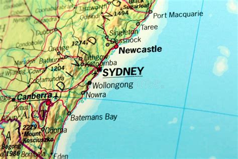 Map Of Sydney Stock Images Image 25678614
