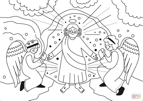 Coloriage Résurrection De Jésus Coloriages à Imprimer Gratuits