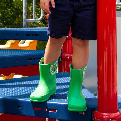 Green Monster Kendall Toddler Rain Boot Slip Resistant Made In Usa