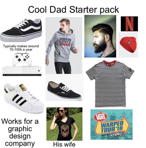 Cool Dad Starterpack R Starterpacks Starter Packs Know Your Meme