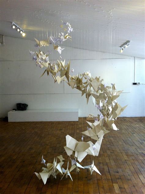 Image Result For Paper Crane Sculpture Origami Installation Paper
