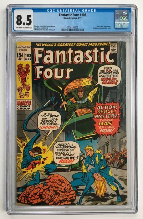 Marvel Comics The Fantastic Four 108 Cgc Graded 85 Catawiki