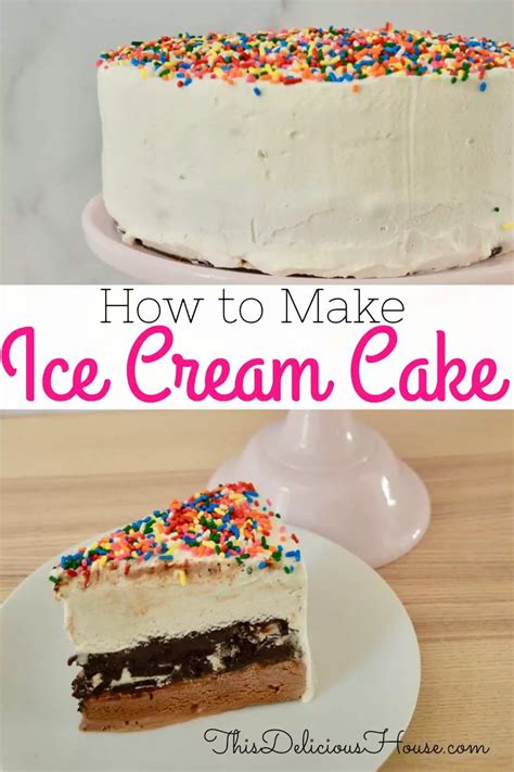 easy ice cream cake recipe just 5 ingredients this delicious house