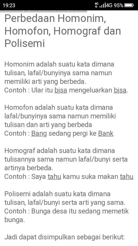 Beranda » bahasa indonesia » mengenal sinonim, antonim, homonim, homofon, homograf, polisemi, hipernim, dan hiponim. Contoh Kata Homonim