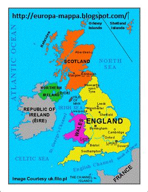 Nel 1647, il natale era vietato nei regni d'inghilterra (che all'epoca comprendeva il galles), scozia e irlanda e non funzionò molto bene. Mappa di UK Politico | Europa Mappa Regione Citta
