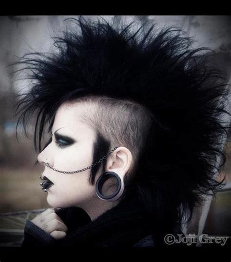 Serious About Mohawks Goth Hair Goth Punk Hair