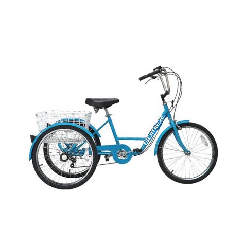 Gomier 24 Γαλάζιο Ποδήλατο Πόλης με 6 Ταχύτητες Skroutzgr