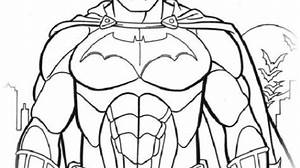 Malvorlagen zum Drucken Ausmalbild Batman kostenlos 3