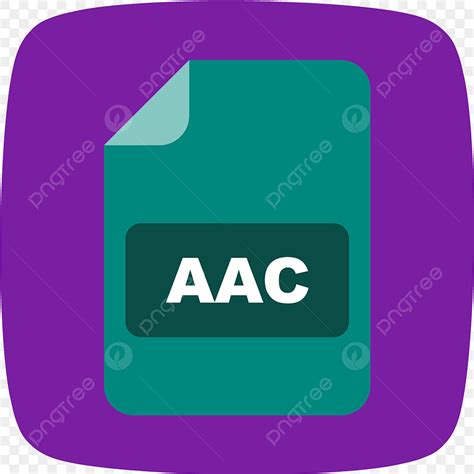 Aac Clipart Transparent Background Vector Aac Icon Aac Document