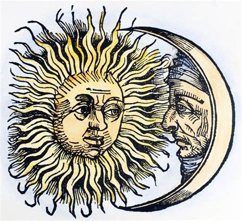 Sun And Moon 1493 Giclee Print In 2021 Sun Worship