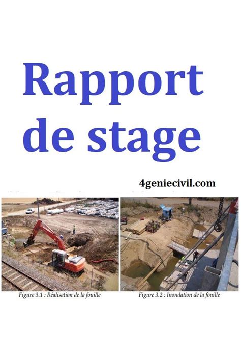 Exemple Dun Rapport De Stage Pdf Btp Et Génie Civil Génie Civil