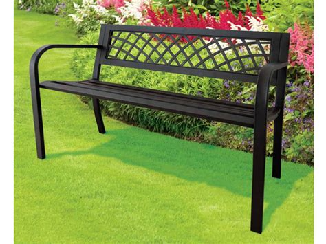 Check spelling or type a new query. NEW BLACK 3 SEATER METAL GARDEN OUTDOOR W LATTICE BACK ...