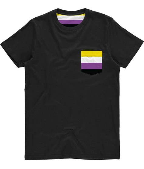 Non Binary Shirt Non Binary Pride Flag T Shirt Queer Pride Etsy