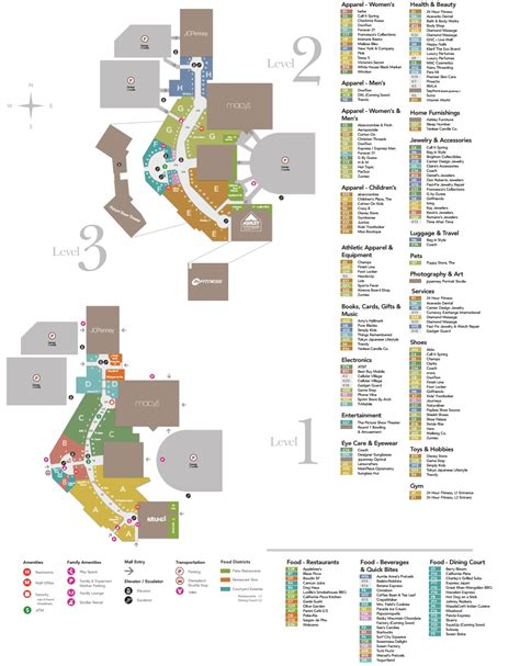 Floor Plan Ontario Mills Mall Map