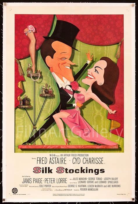 Silk Stockings Movie Poster 1957 1 Sheet 27x41