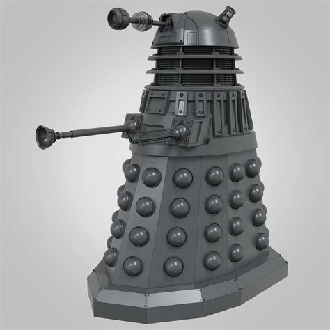 18 Dalek 3d Model Free Paling Baru