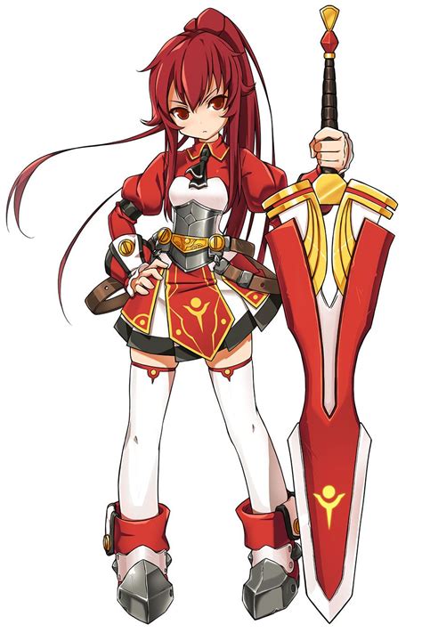 Elesis Characters And Art Elsword Elsword Game Character Design