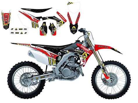 2006 , 2007 nous vous proposons de superbes kits déco autocollants stickers pour : Kit Déco +Housse selle HONDA CRF 250 / 450 ( 2013 à 2017 ...