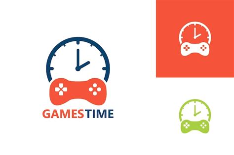 Premium Vector Games Time Logo Template Design Vector Emblem Design
