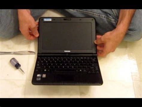 Locate the led that shows hard drive activity. How to Repair a Black Screen on a Toshiba - YouTube