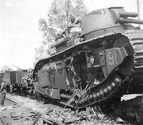 World War Ii In Pictures French Char 2c Biggest Tank Ever