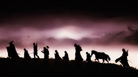 Wallpaper 1920x1080 Px Silhouette The Lord Of The Rings The Lord