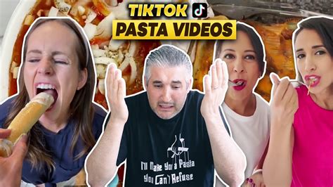 Italian Chef Reacts To Popular Tiktok Pasta Videos Youtube