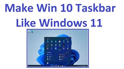 How To Center Windows 10 Taskbar Icons Like Windows 11 Youtube