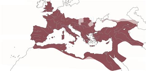 Historical Map Of The Roman Empire At Its Height Ad R Maps