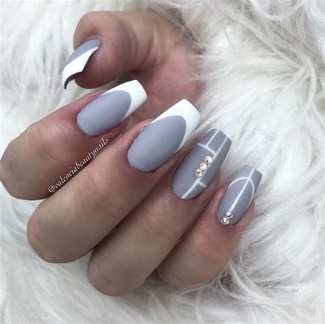 Grey Nails Design Ideas The Glossychic In Grey Nail