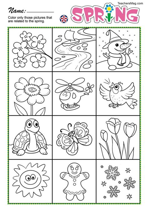 Free Preschool Printables Spring Free Printable Templates