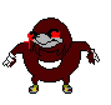 Ugandan Knuckles EXE Pixel Art Maker