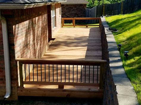 4500$ was the estimate for a 10x15 deck with a small 3x5. Lowes Exterior Projects Division Cedar Deck | Outdoor decor, Cedar deck, Deck
